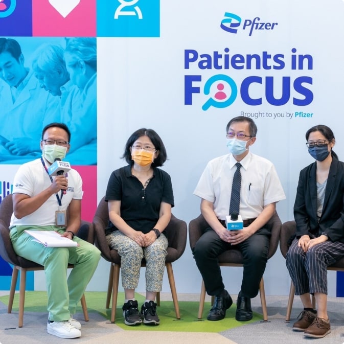 Participants at Pfizer's Patients in Focus event 